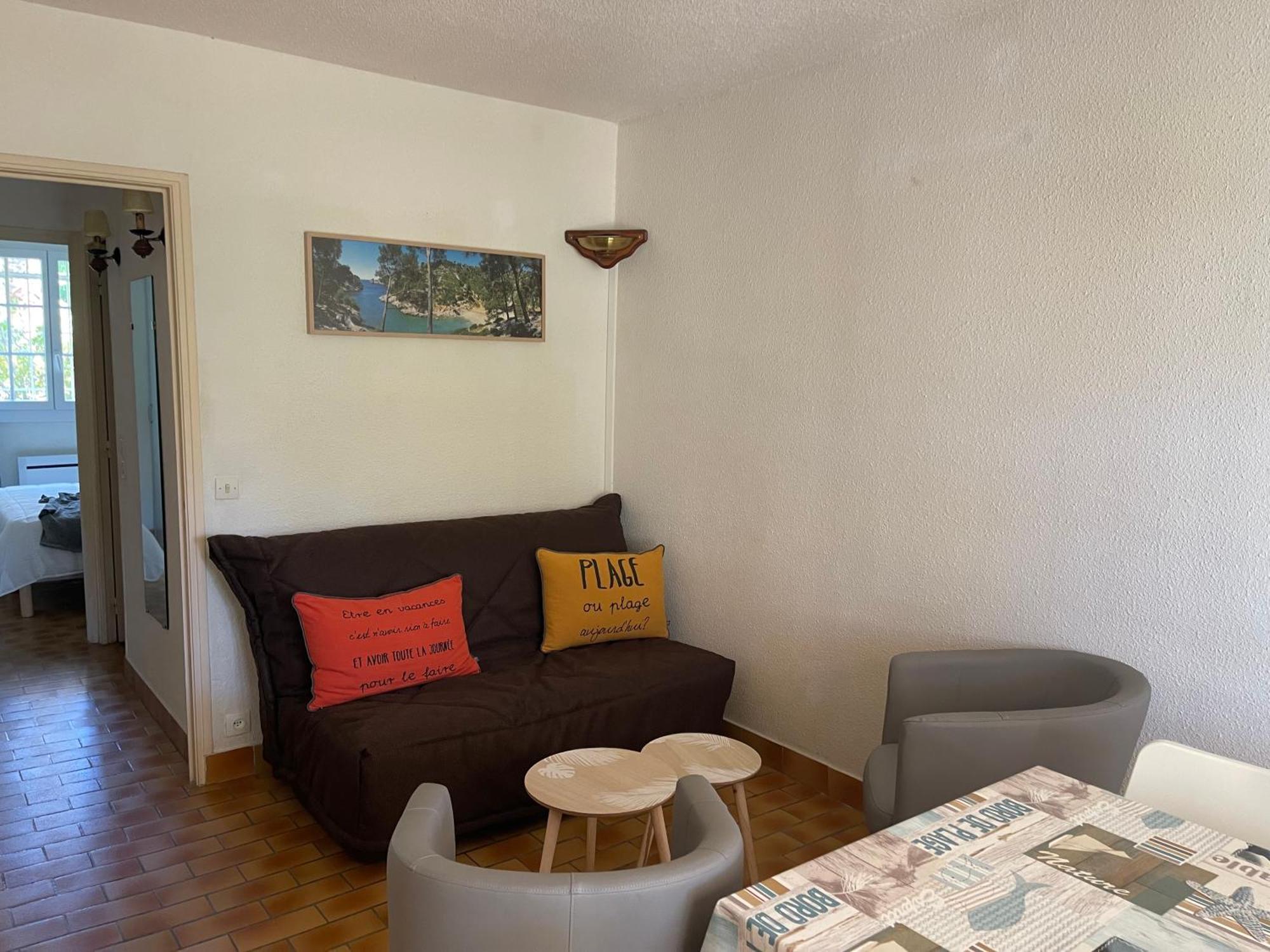 Appart-St Cyr Sur Mer-La Madrague-4Pers-Parking 생시르쉬르메르 외부 사진